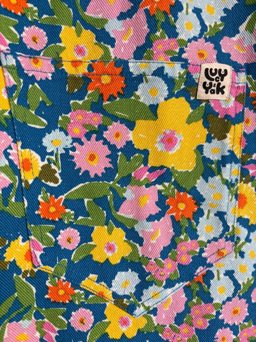 NWT Lucy & Yak floral denim shorts (US 20, UK 24) - Picture 3 of 5
